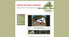 Desktop Screenshot of longhornlandclearing.com